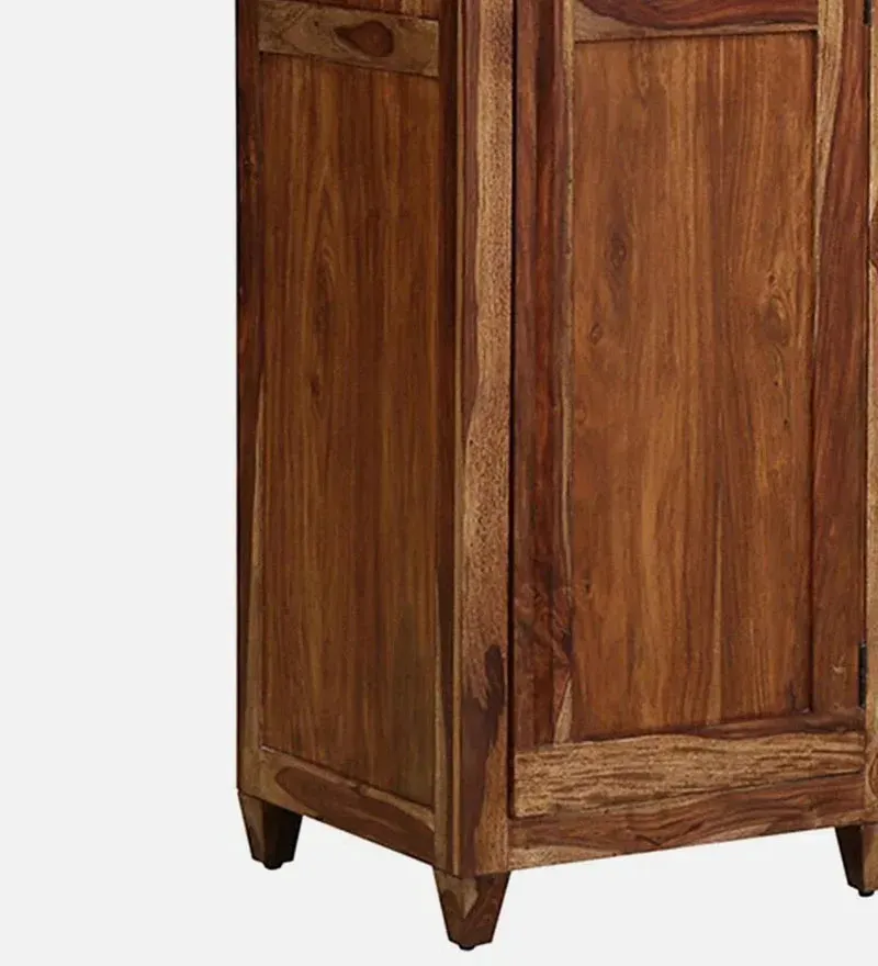 Rezzan Sheesham Wood Book Case in Rustic Teak Finish.jpg8.webp