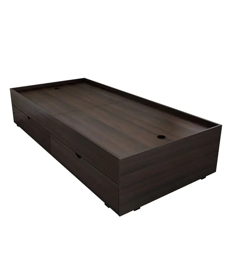 Rhino Single Bed in Wallnut Finish with Drawer Storage.jpg5.webp