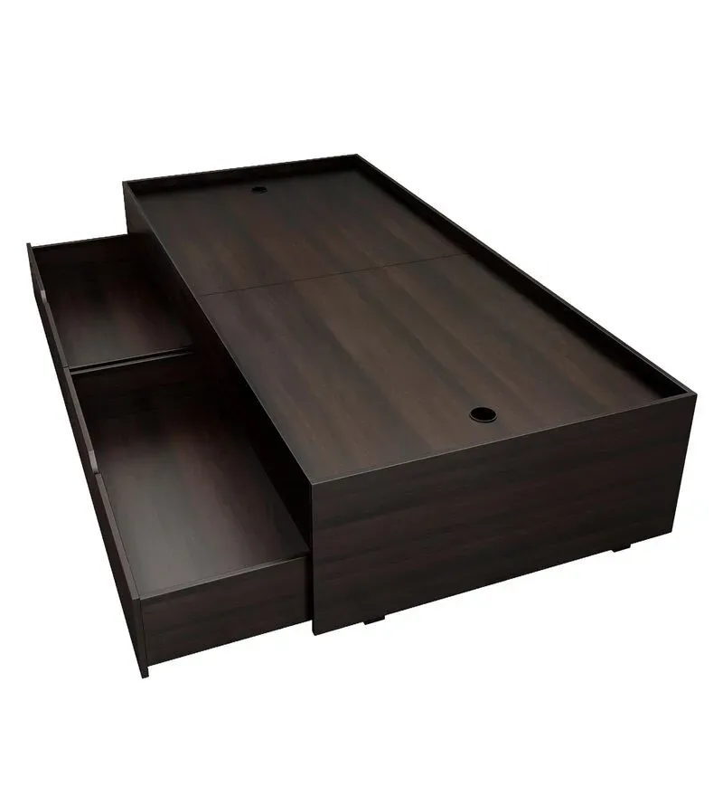 Rhino Single Bed in Wallnut Finish with Drawer Storage.jpg6.webp