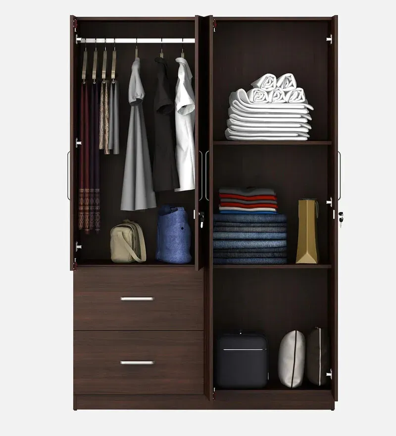 Riku 4 Door Wardrobe in Regato Walnut Finish.jpg6.webp