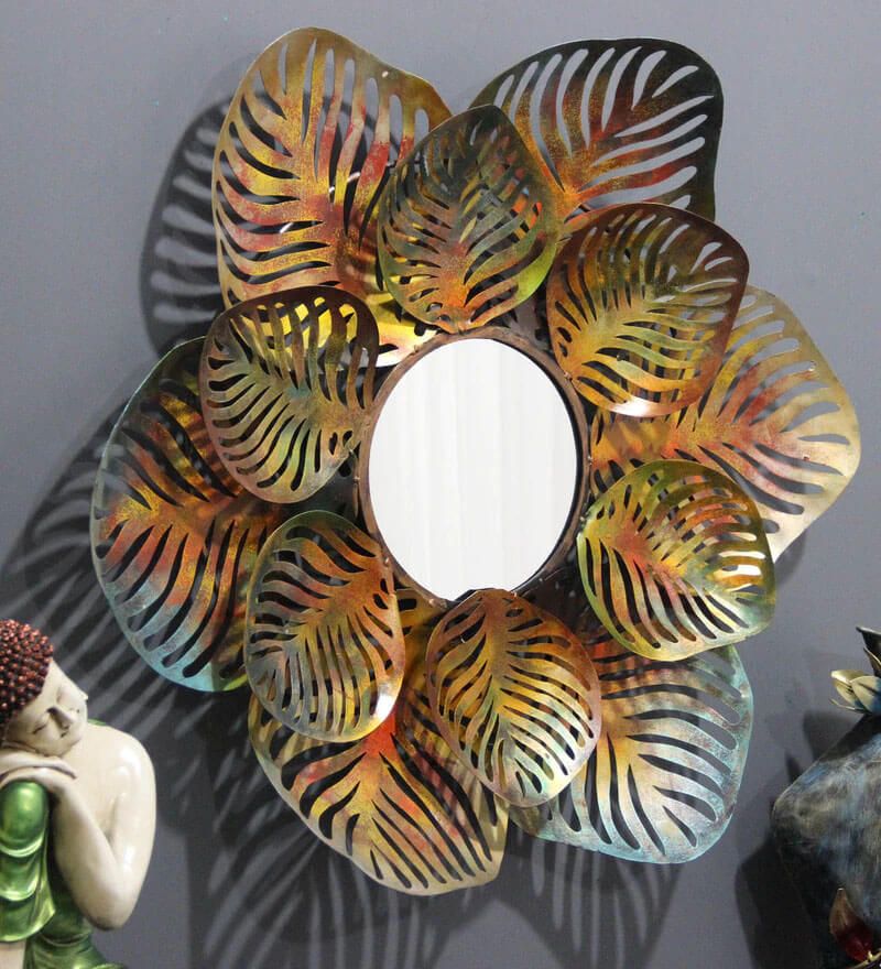 Round Wall Mirror in Multicolour Colour.jpg