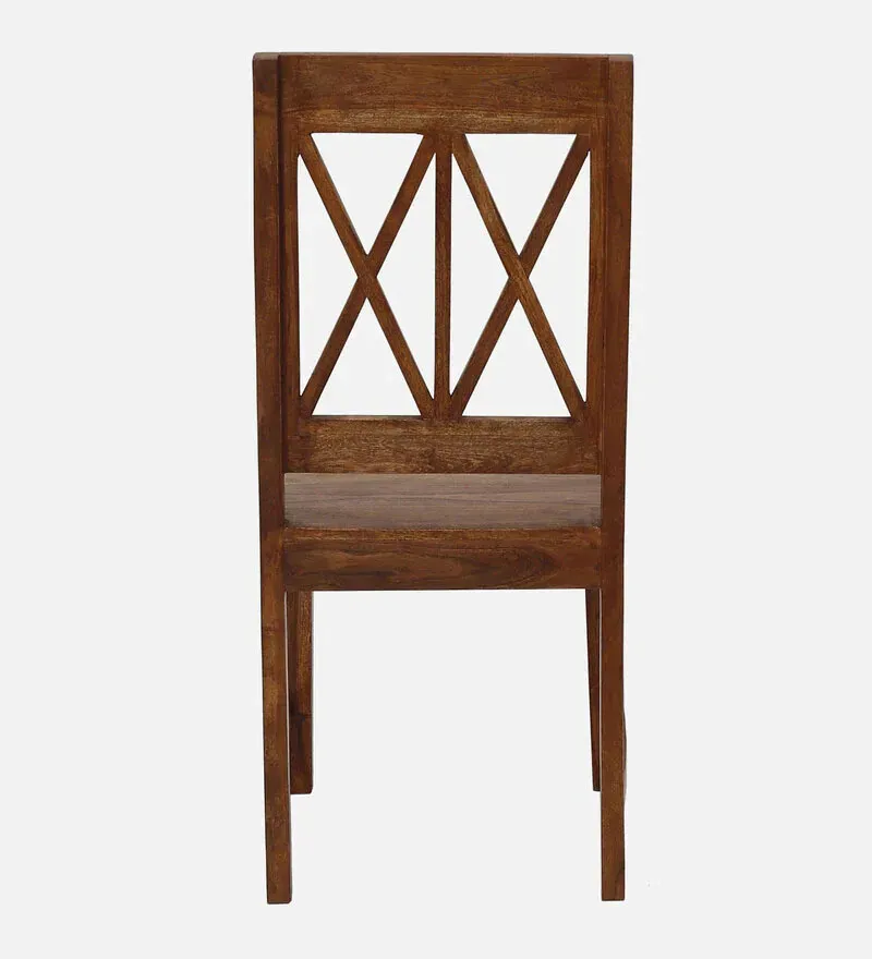 Rustic Solid Wood 6 Seater Dining Set in Brown Finish.jpg6.webp