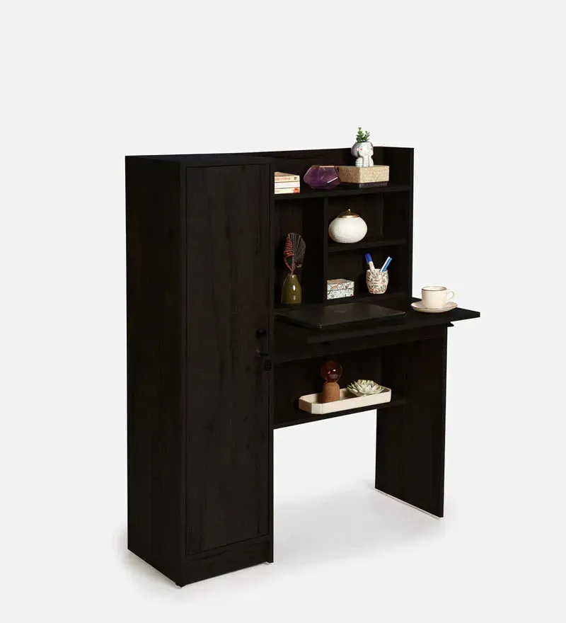 Saturn Hutch Desk in Wenge Finish.webp