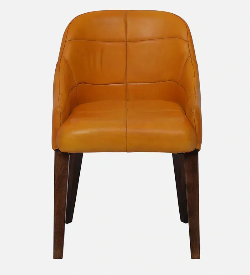 Schuller Leather Dining Chair In Yellow Colour.jpg3.webp