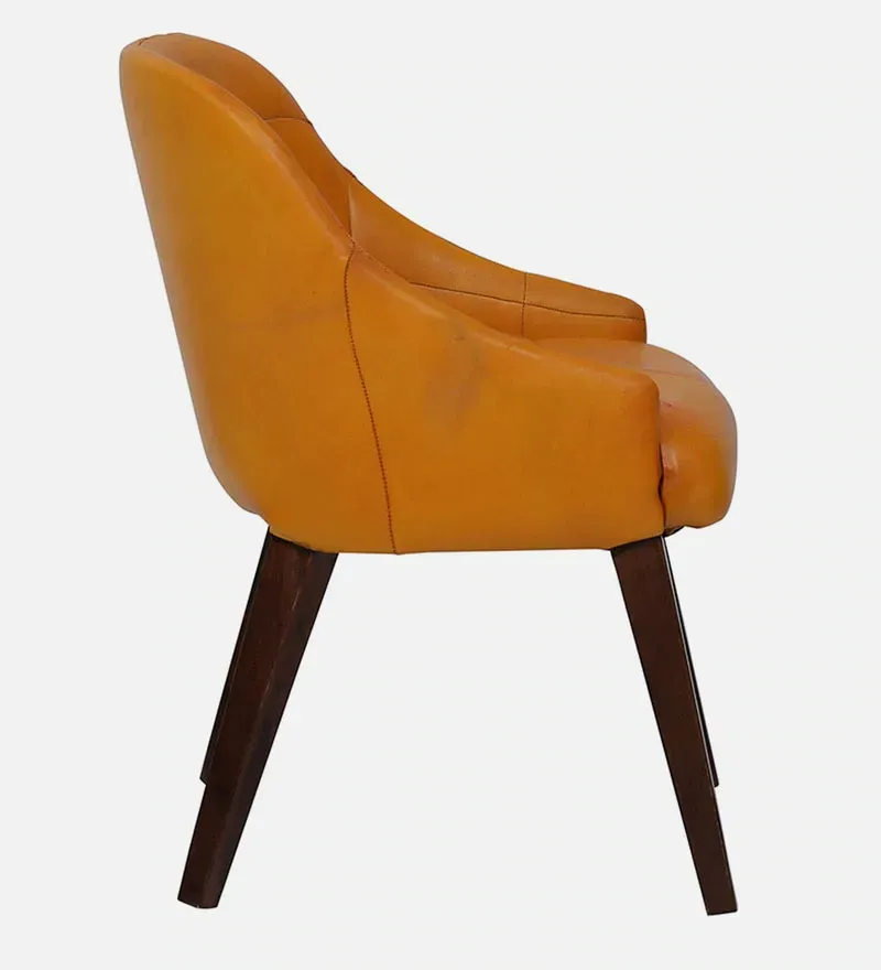Schuller Leather Dining Chair In Yellow Colour.jpg4.webp