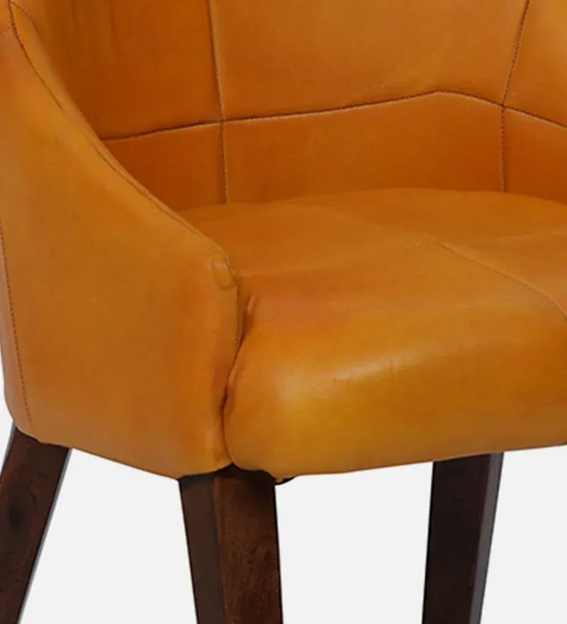 Schuller Leather Dining Chair In Yellow Colour.jpg6.webp