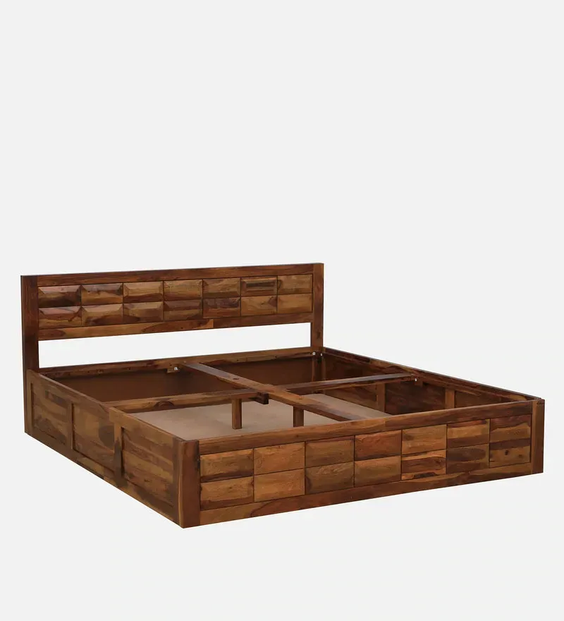 Sheesham Wood King Size Bed with Box Storage in Brown Colour.jpg6.webp