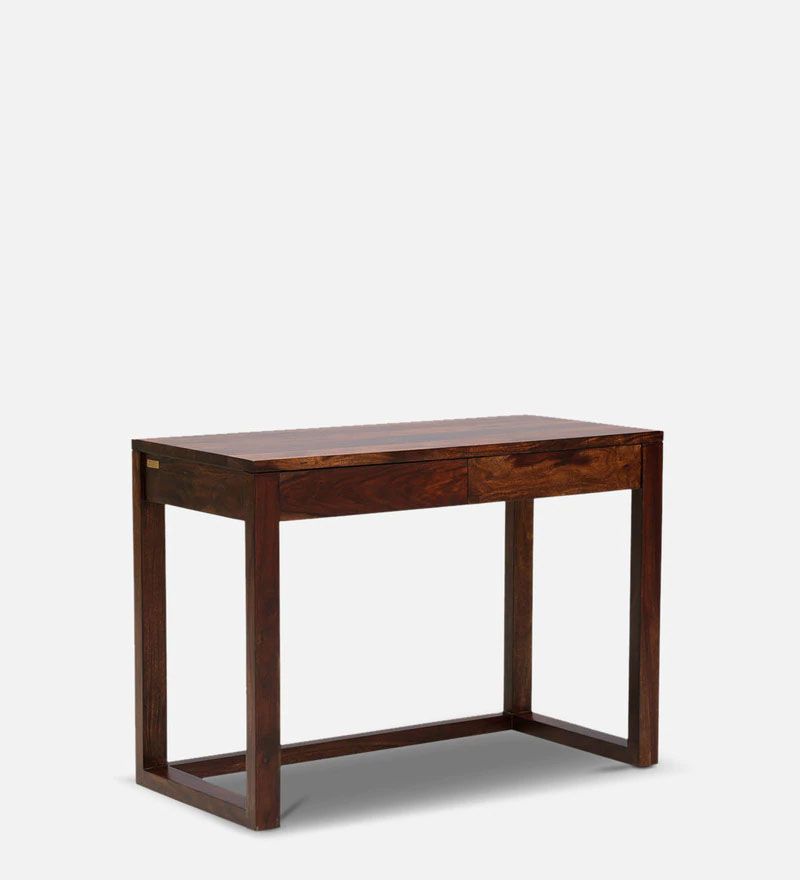 Sino Solid Wood Writing Table In Provincial Teak Finish10.jpg