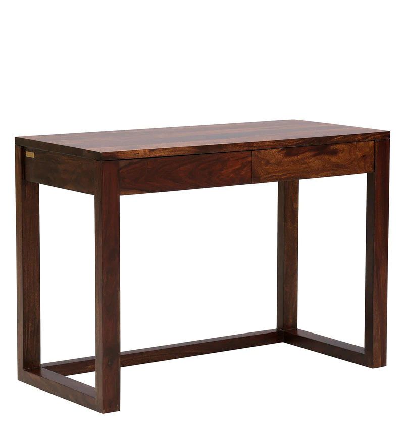 Sino Solid Wood Writing Table In Provincial Teak Finish4.jpg