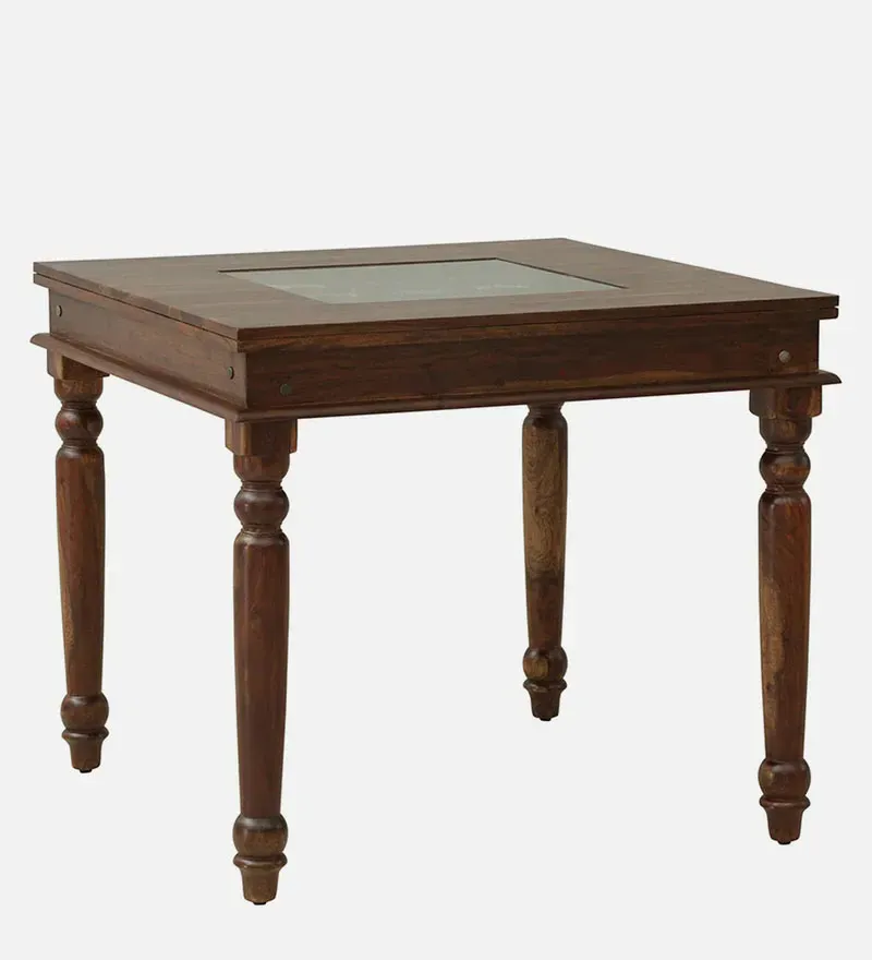 Siramika Sheesham Wood 4 Seater Dining Set In Provincial Teak Finish.jpg3.webp