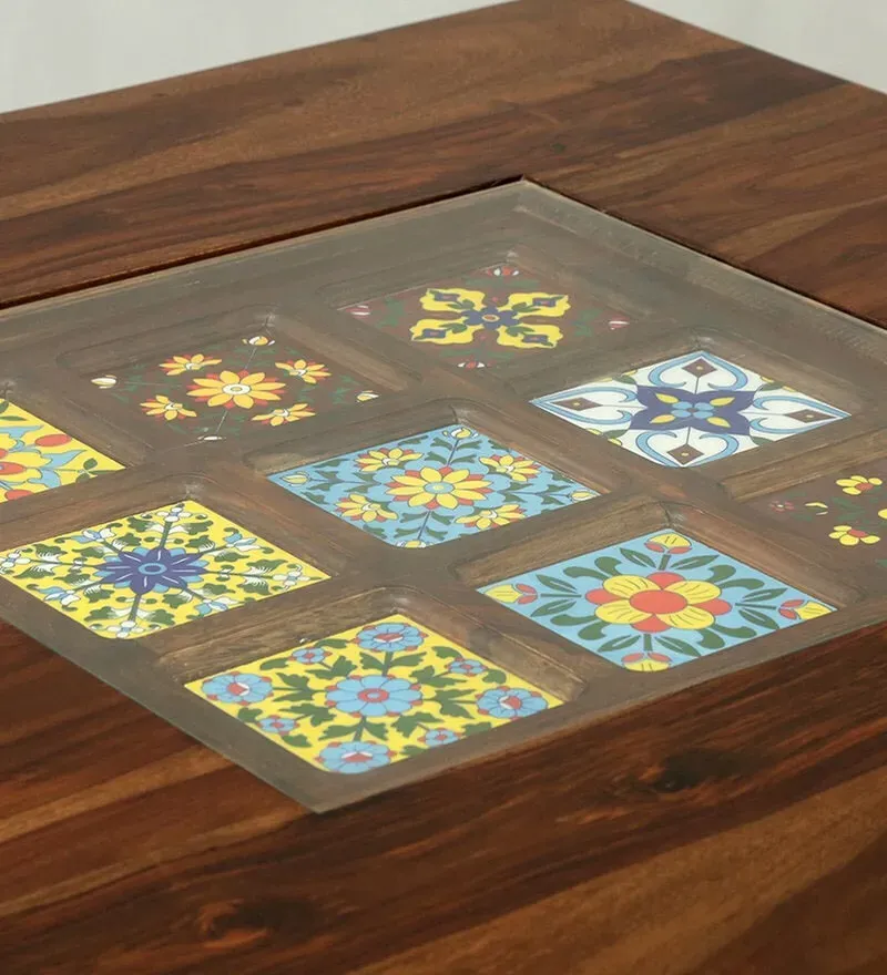 Siramika Sheesham Wood 4 Seater Dining Set In Provincial Teak Finish.jpg6.webp