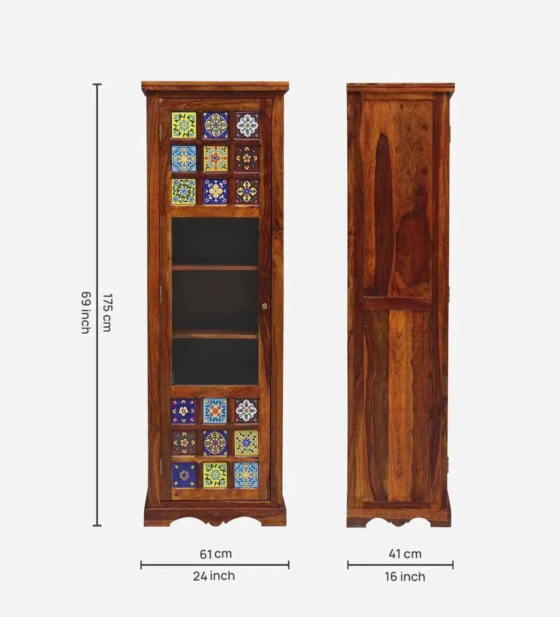 Siramika Sheesham Wood Book Case in Honey Oak Finish.jpg1.webp