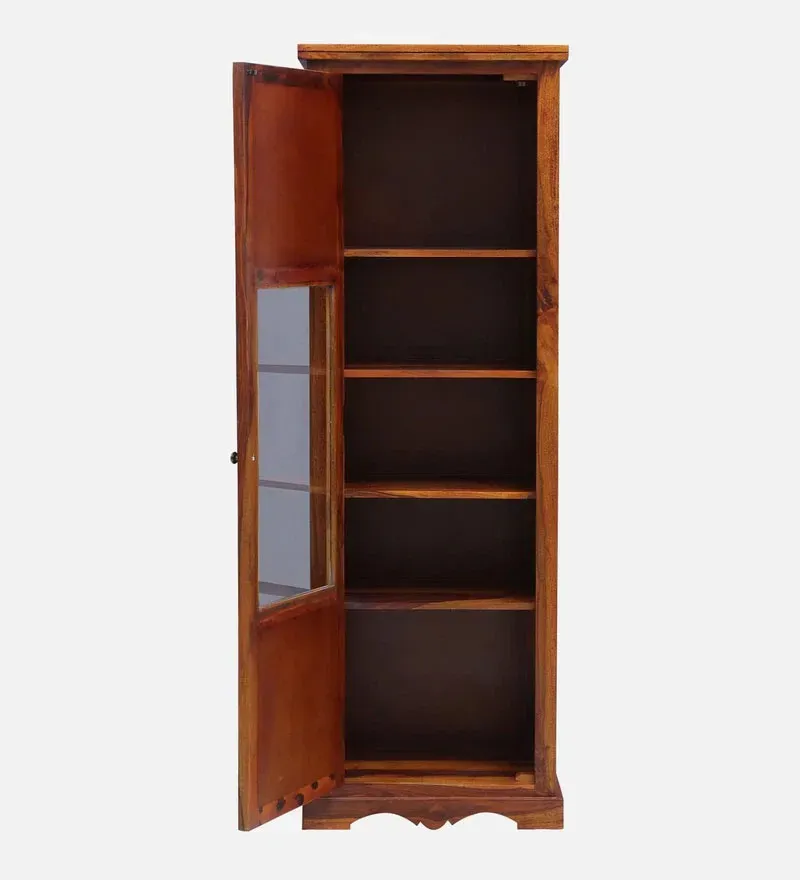 Siramika Sheesham Wood Book Case in Honey Oak Finish.jpg6.webp