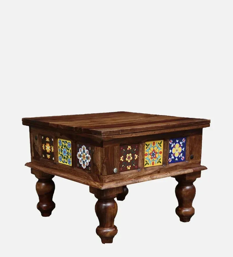 Siramika Sheesham Wood Coffee Table In Rustic Teak Finish.jpg4.webp