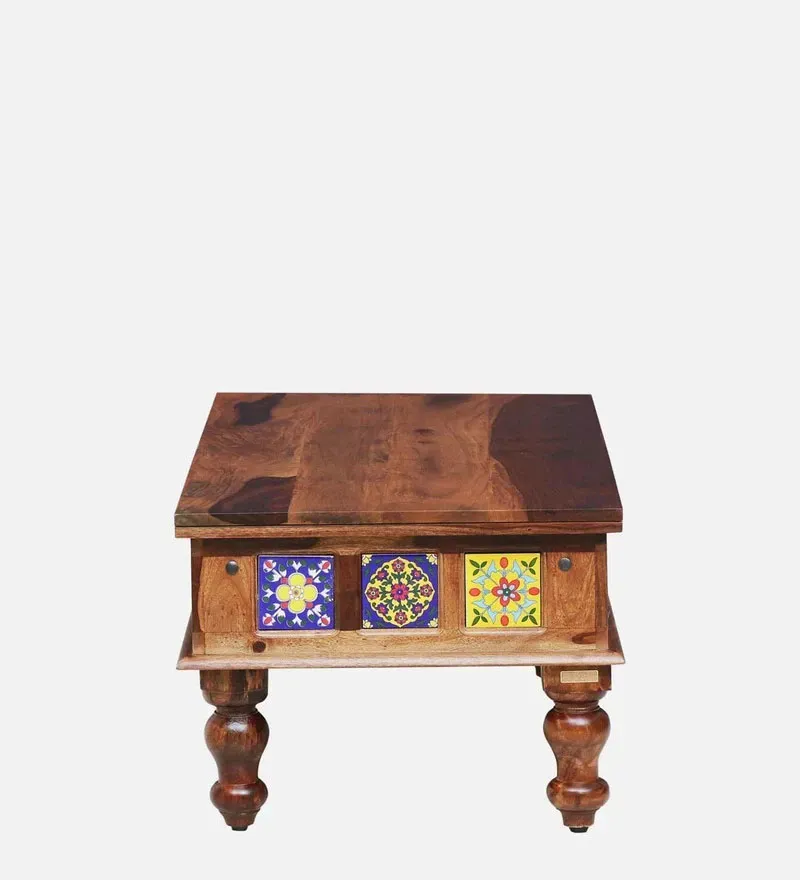 Siramika Sheesham Wood Large Coffee Table In Rustic Teak Finish.jpg4.webp