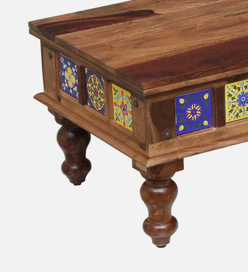 Siramika Sheesham Wood Large Coffee Table In Rustic Teak Finish.jpg6.webp