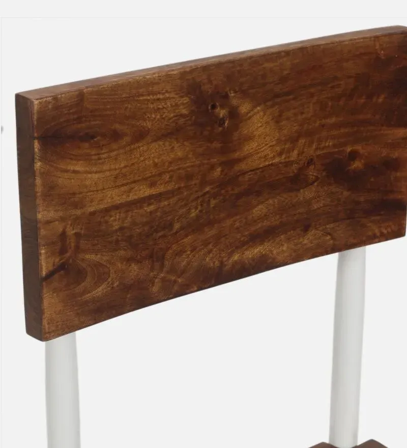 Socarras Solid Wood Dining Chair In Provincial Teak & White Finish.jpg6.webp