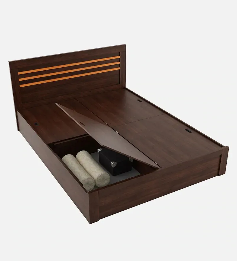 Souma Queen Size Bed in Walnut Finish with Box Storage.jpg6.webp
