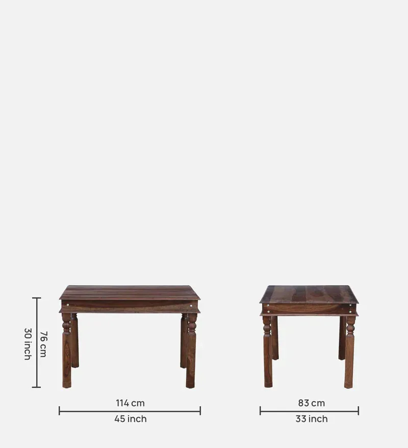 Stafford Sheesham Wood 4 Seater Dining Set In Rustic Teak Finish.jpg1.webp