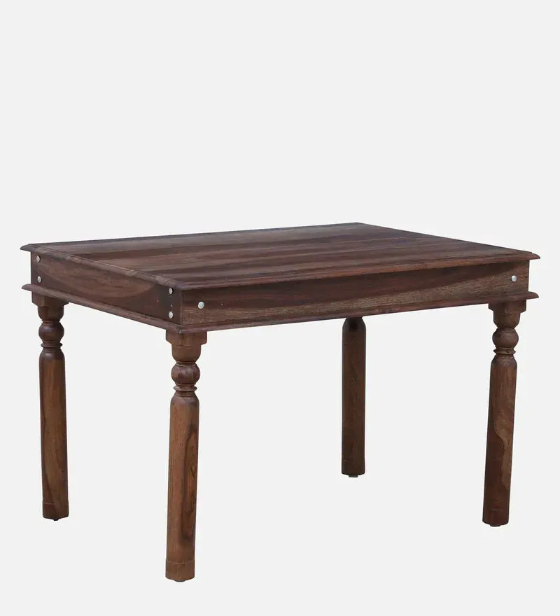 Stafford Sheesham Wood 4 Seater Dining Set In Rustic Teak Finish.jpg3.webp