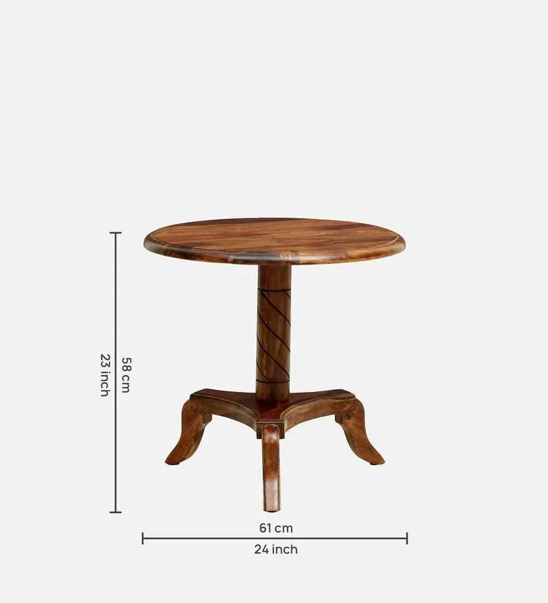 Stalley Sheesham Wood Round Coffee Table in Rustic Teak Finish.jpg1.webp