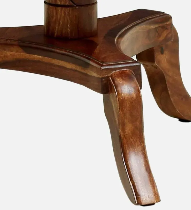 Stalley Sheesham Wood Round Coffee Table in Rustic Teak Finish.jpg5.webp