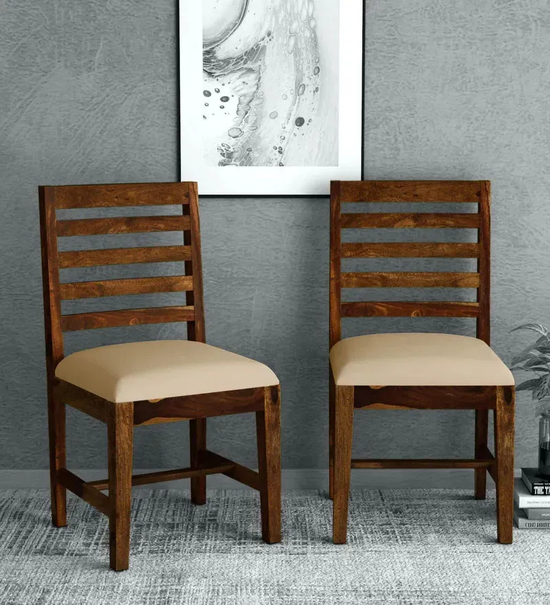 Stigen Sheesham Wood Dining Chair In Provincial Teak Finish (Set Of 2).webp
