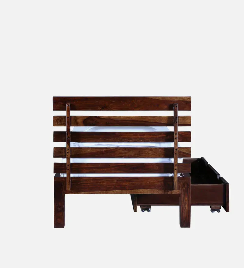 Stigen Sheesham Wood Single Bed In Provincial Teak Finish With Drawer Storage.jpg5.webp