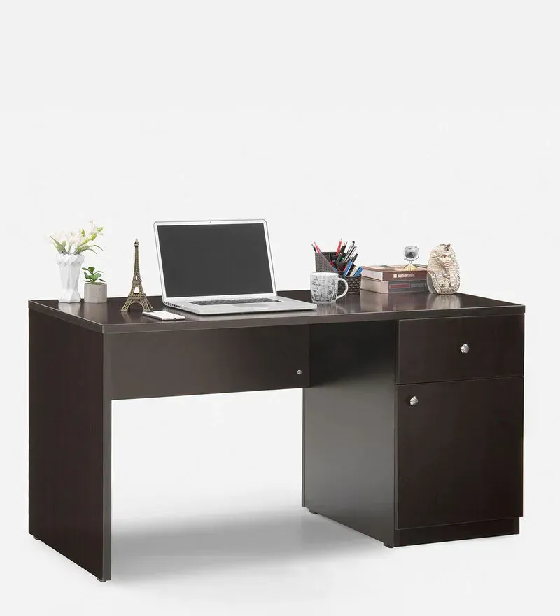 Strongman Office Table in Wenge Finish.webp