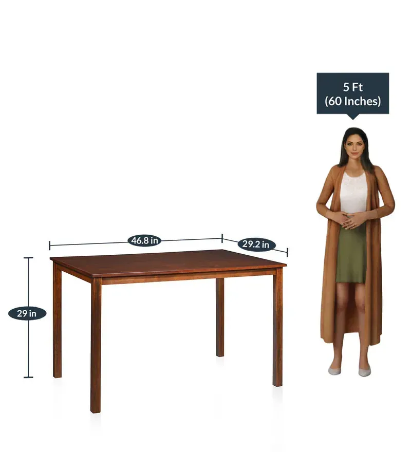 Sutlej Solid Wood 4 Seater Dining Set in Antique Cherry Finish.jpg2.webp