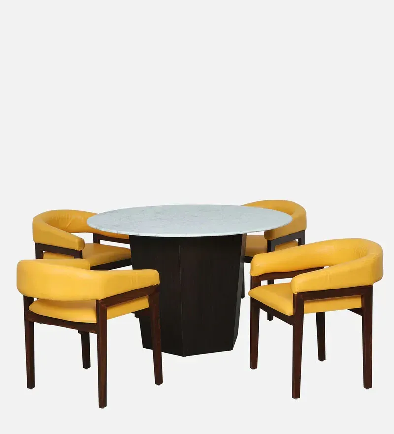 Swanky 4 Seater Dining Set in Ply Wood Finish.jpg1.webp