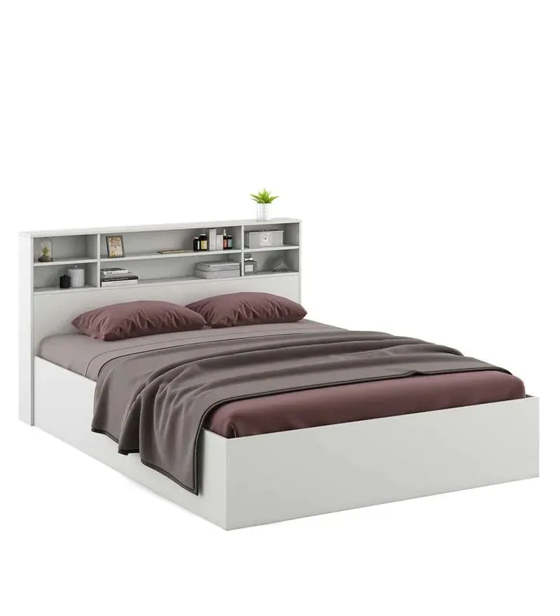 Swiss King Size Bed in Frosty White Finish with Box Storage.jpg4.webp