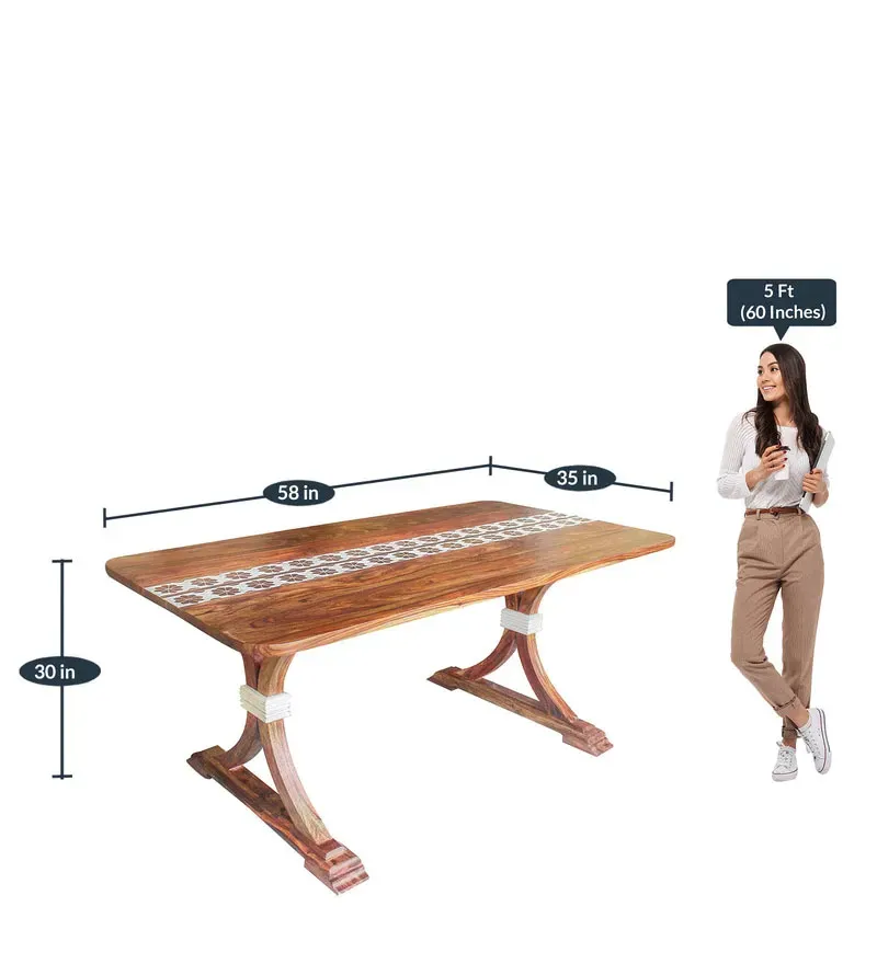 Taarkashi Sheesham Wood 4 Seater Dining Set in Teak Finish.jpg2.webp