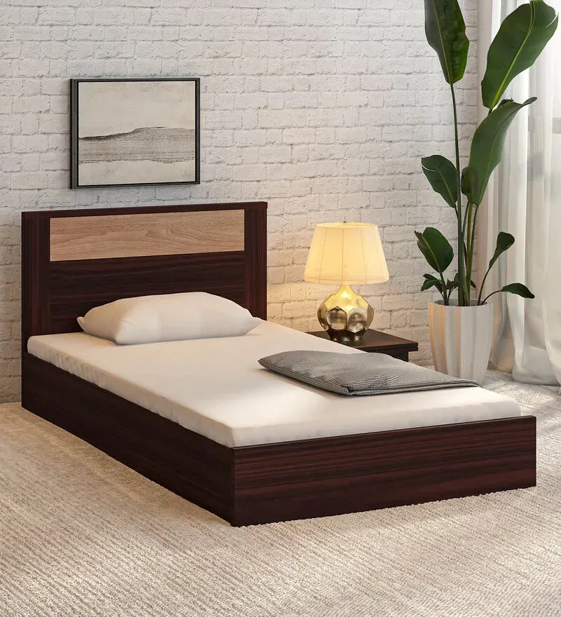 Takai Single Bed in Wenge Finish.webp