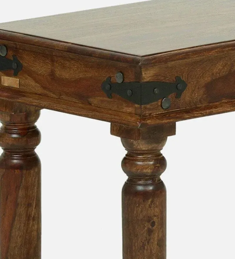 Takhat Sheesham Wood 6 Seater Dining Set In Provincial Teak Finish With Bench.jpg15.webp