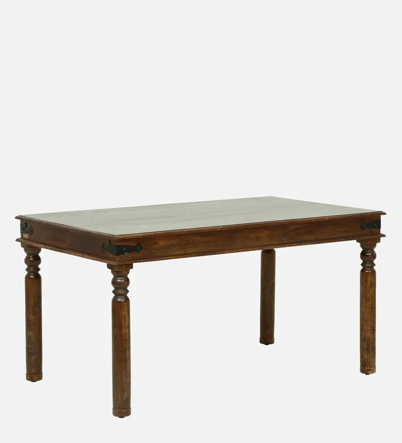 Takhat Sheesham Wood 6 Seater Dining Set In Provincial Teak Finish With Bench.jpg4.webp