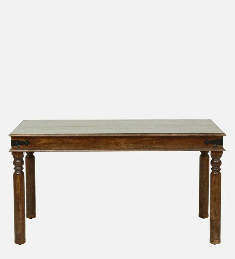 Takhat Sheesham Wood 6 Seater Dining Set In Provincial Teak Finish With Bench.jpg5.webp