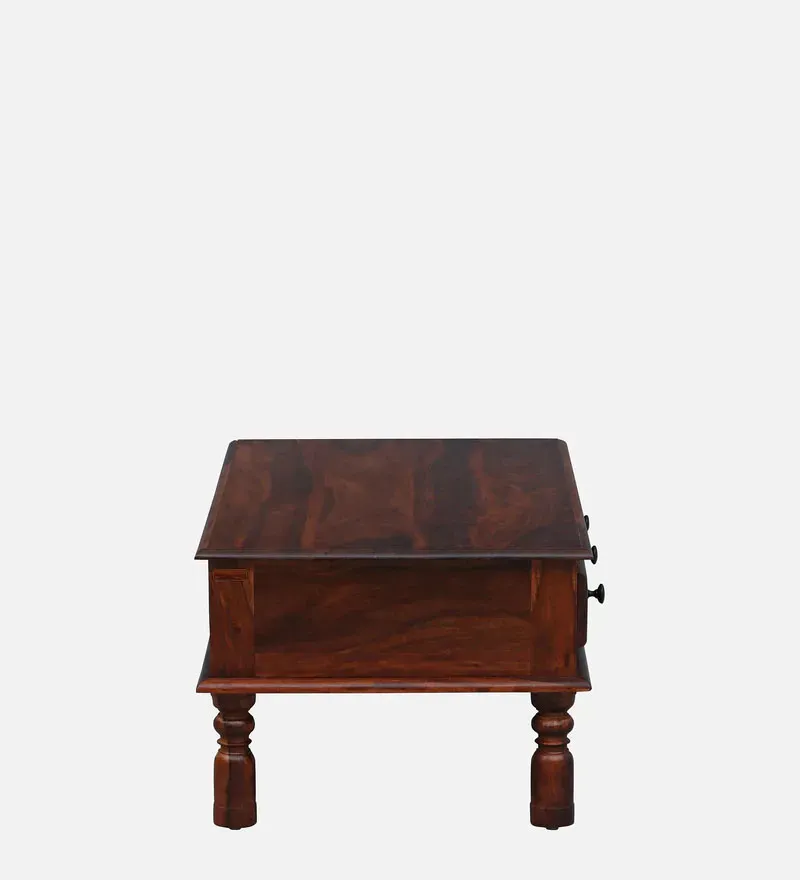 Takhat Sheesham Wood Coffee Table In Honey Oak Finish With Drawer.jpg4.webp