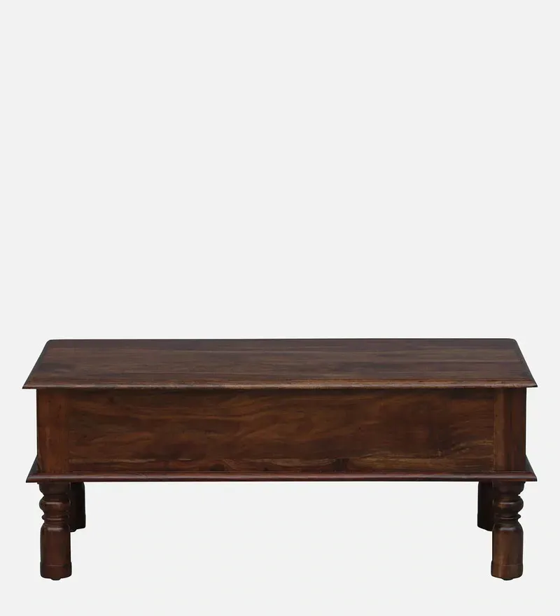 Takhat Sheesham Wood Coffee Table In Provincial Teak Finish With Drawer.jpg5.webp