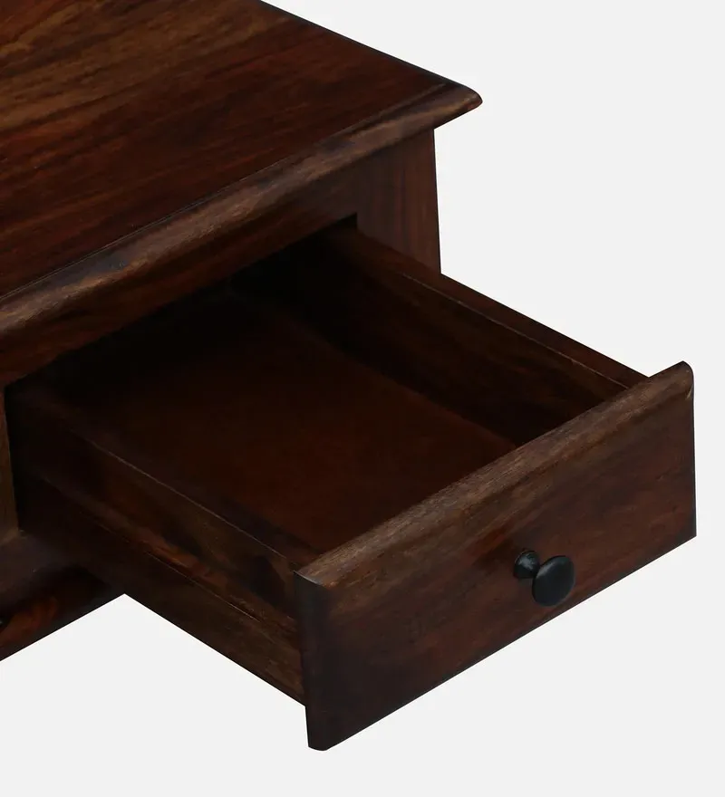 Takhat Sheesham Wood Coffee Table In Provincial Teak Finish With Drawer.jpg7.webp