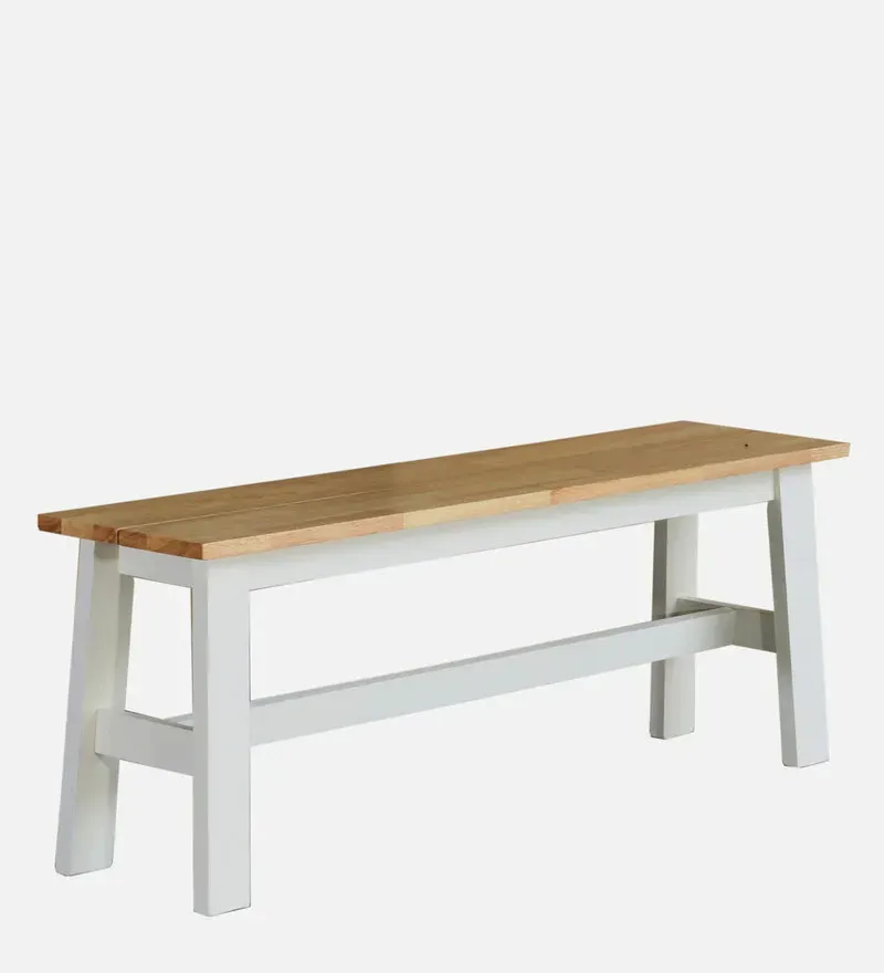 Tempura Solid Wood 6 Seater Dining Set in Natural Finish with Bench.jpg13.webp