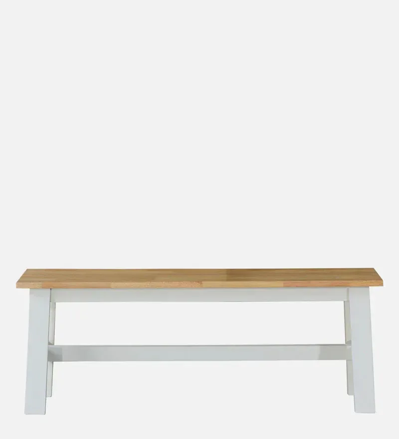 Tempura Solid Wood 6 Seater Dining Set in Natural Finish with Bench.jpg14.webp