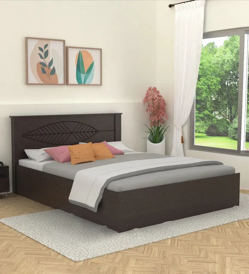 Themis Solid Wood King Size Bed in Wenge Finish with Box Storage + One Bedside Table.jpg1.webp