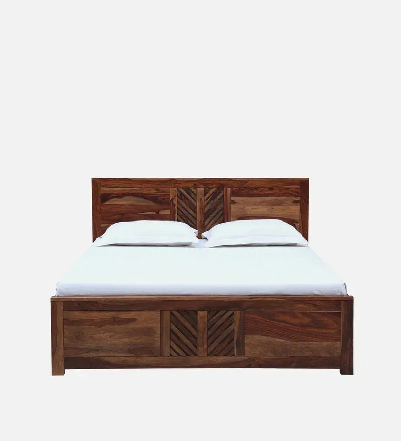 Tourconing Sheesham Wood King Size Bed In Rustic Teak Finish.jpg2.webp