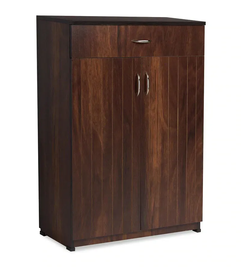 Tower Shoe Cabinet in Brown Teak Finish.jpg4.webp