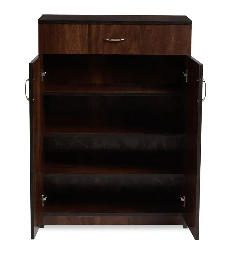 Tower Shoe Cabinet in Brown Teak Finish.jpg8.webp