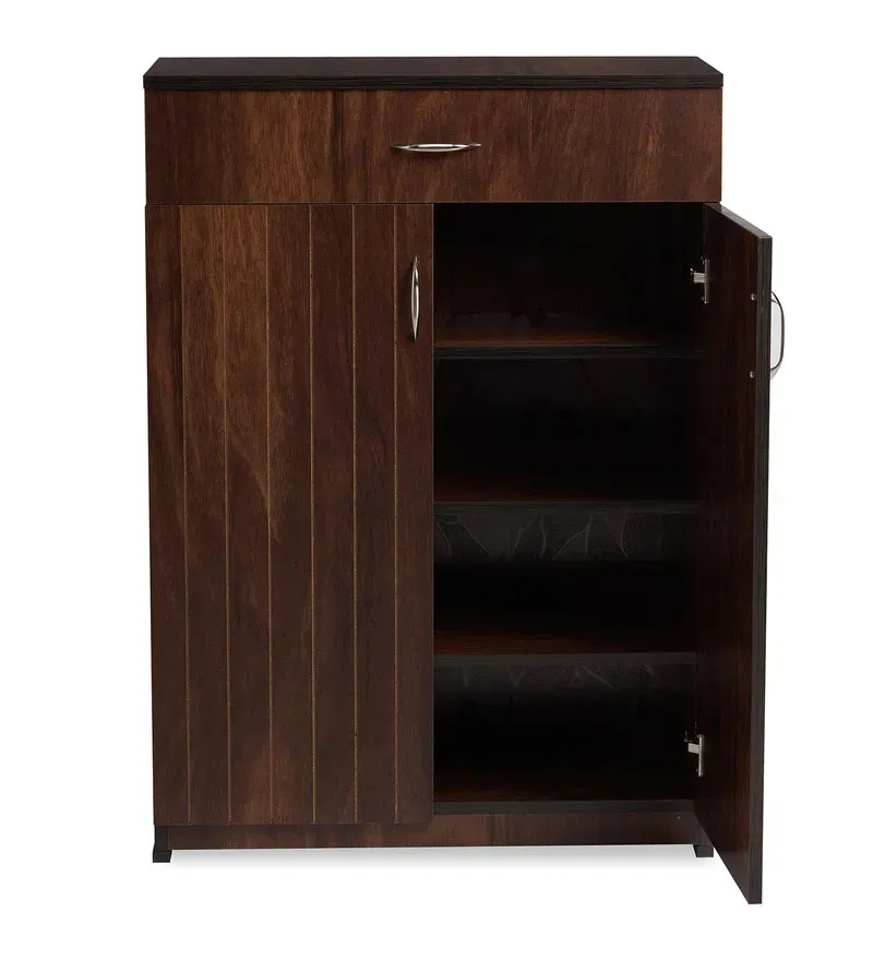 Tower Shoe Cabinet in Brown Teak Finish.jpg9.webp