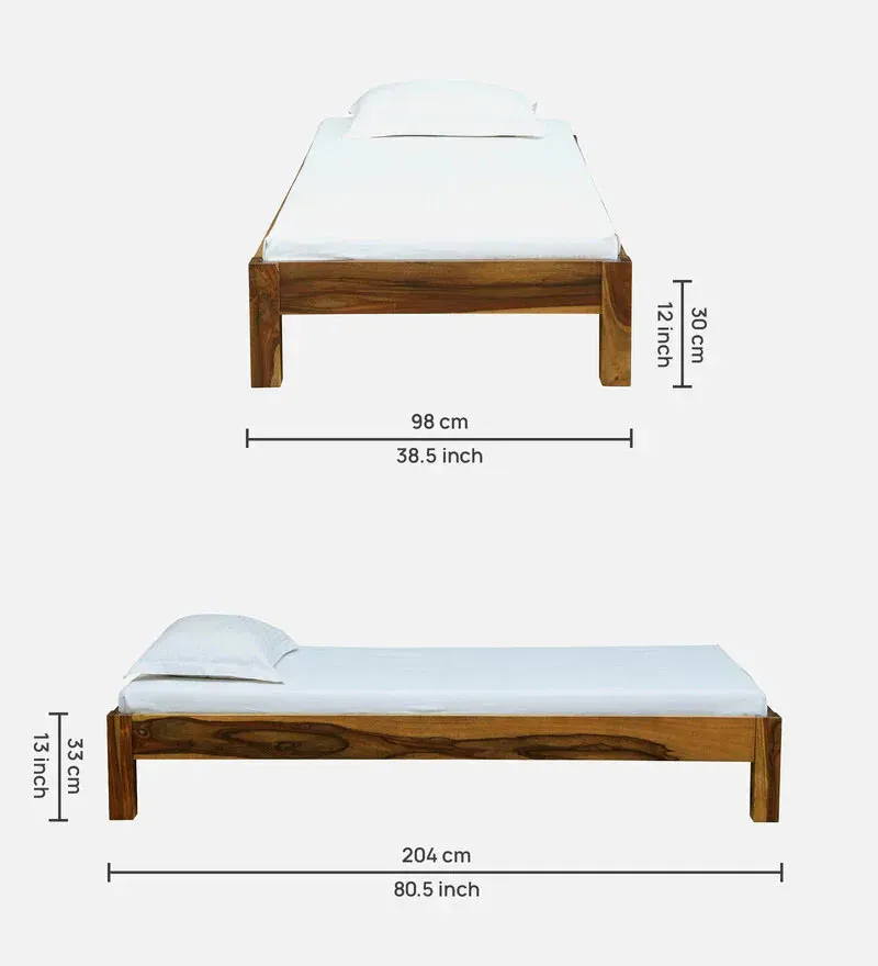Ufa Sheesham Wood Single Bed In Rustic Teak Finish.jpg1.webp