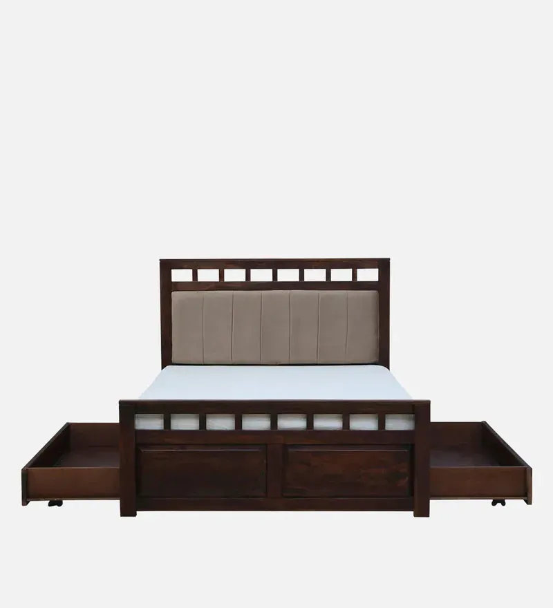 Ulyano Sheesham Wood King Size Bed In Provincial Teak Finish With Drawer Storage.jpg6.webp