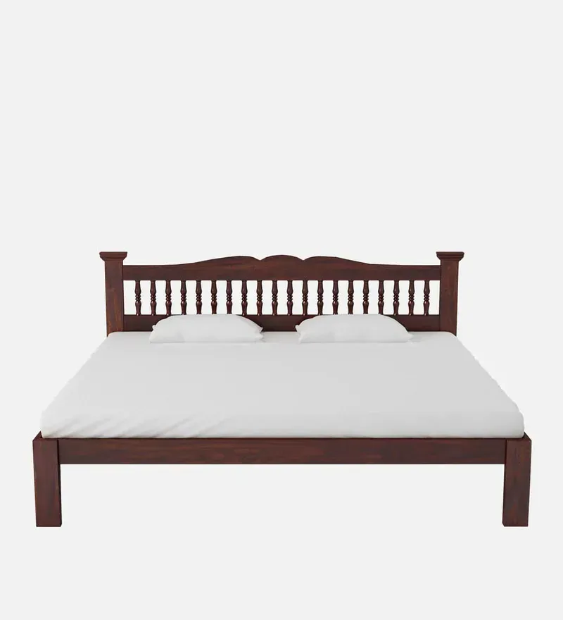 Uttara Sheesham Wood King Size Bed In Provincial Teak Finish.jpg3.webp